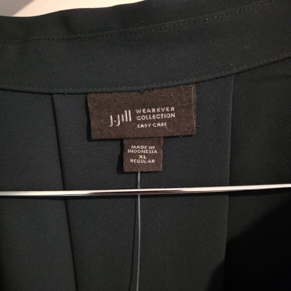 J Jill Wearever Easy Care Tunic - Dark Forest Green - Picture 2 of 4